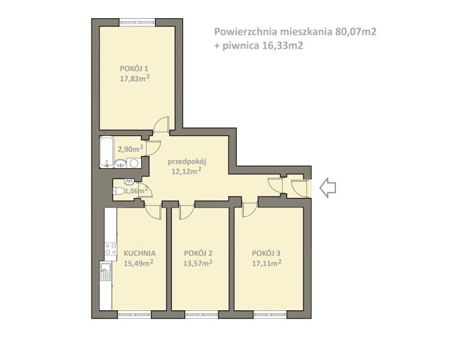 Mieszkanie Krzemieniecka Kołobrzeg - zdjęcie 17